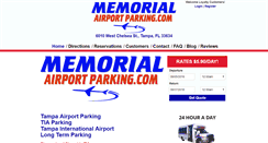 Desktop Screenshot of memorialairportparking.com